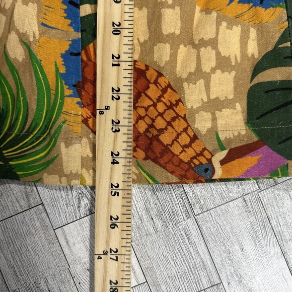 House of Harlow 1960 Mini Dress Womens Large Linen Blend Toucans‎ Lined NWT - Picture 11 of 13